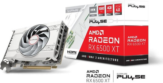 Sapphire Radeon RX 6500 XT 4GB GDDR6 Pulse Κάρτα Γραφικών