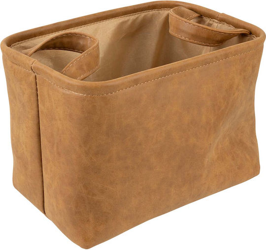 Storage Basket Fabric Brown 3pcs