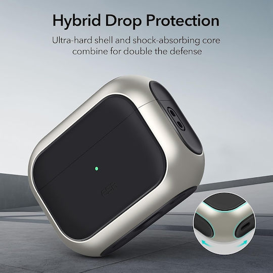 ESR Orbit Halolock Magsafe Hülle Silikon in Lila Farbe für Apple AirPods 4