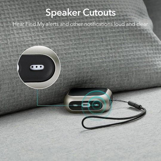 ESR Orbit Halolock Magsafe Hülle Silikon in Weiß Farbe für Apple AirPods 4