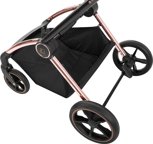 Kikka Boo Kara Adjustable 3 in 1 Baby Stroller Suitable for Newborn Black 10.1kg