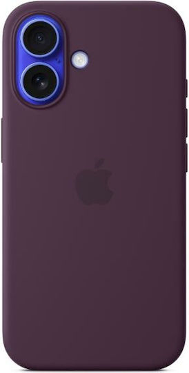 Apple Silicone Case with MagSafe Back Cover Silicon Plum (iPhone 16)