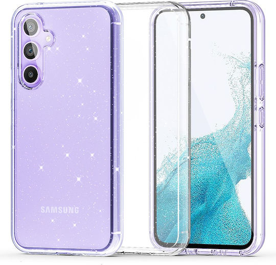 Techsuit Sparkleskin Back Cover Silicone Transparent (Galaxy A54)