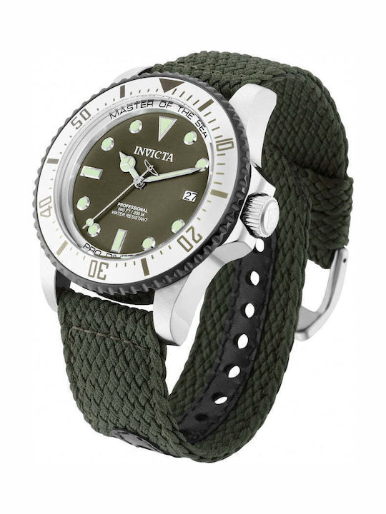 Invicta Pro Diver Ρολόι Αυτόματο με Υφασμάτινο Λουράκι Invicta Pro Diver Ρολόι Αυτόματο με Υφασμάτινο Λουράκι