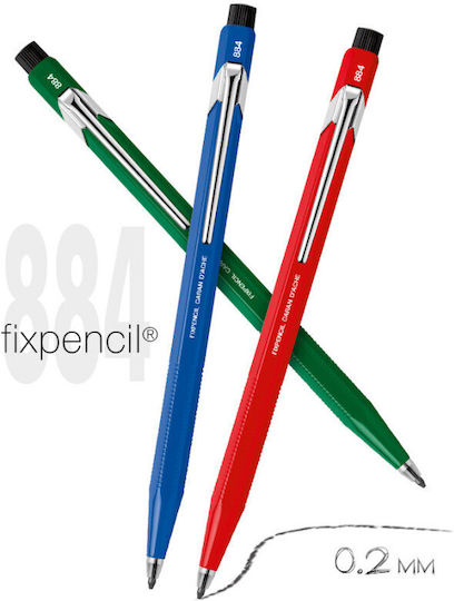 Caran D'ache Μηχανικό Μολύβι 2.0mm με Ξύστρα 1τμχ Μπλε
