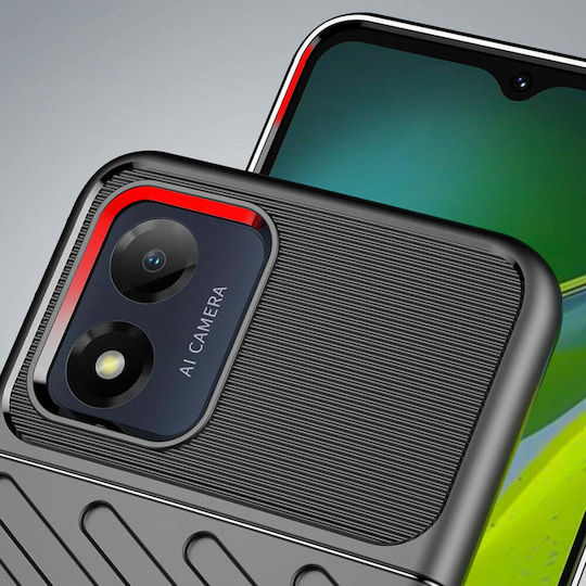 Hurtel Thunder Back Cover Σιλικόνης Μαύρο (Moto E13)
