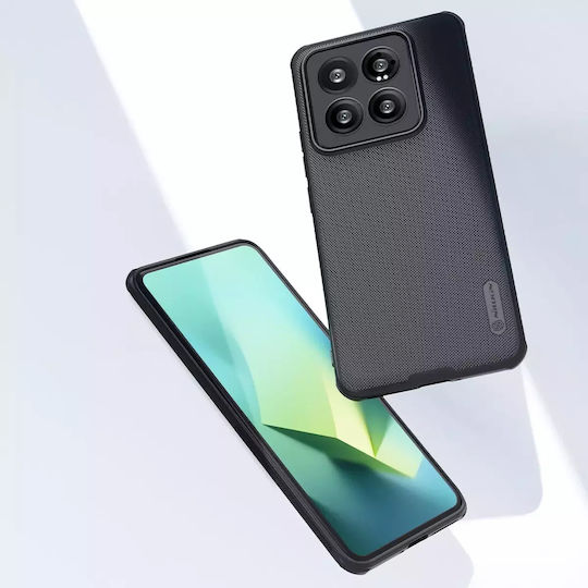 Super Back Cover Silicon / Plastic Magnetic Negru (Xiaomi 14 Pro)