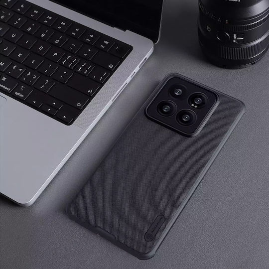 Super Back Cover Silicon / Plastic Magnetic Negru (Xiaomi 14 Pro)