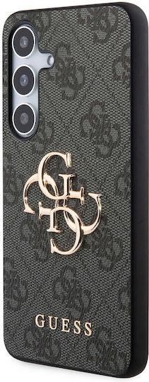 Guess Metal Logo Back Cover Plastic Black (Galaxy S24)