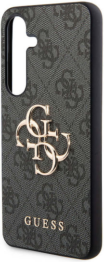 Guess Metal Logo Back Cover Plastic Black (Galaxy S24)