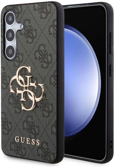 Guess Metal Logo Back Cover Plastic Black (Galaxy S24)