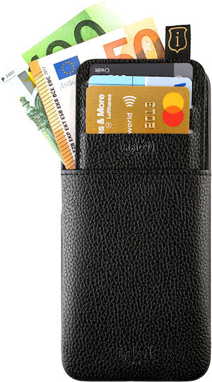 Idol 1991 Anti-rfid Wallet Leather / Silicone / Synthetic Leather Black (iPhone 16 Plus)