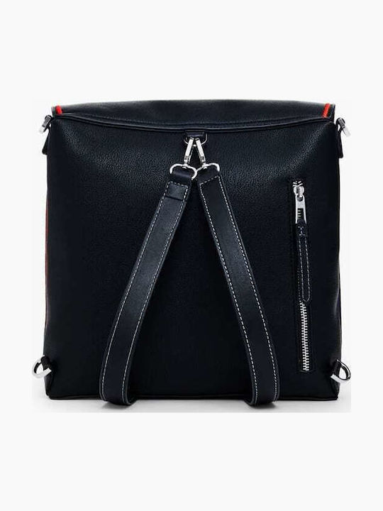 Cleo Jersey Damentasche Rucksack Schwarz