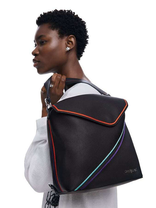 Cleo Jersey Damentasche Rucksack Schwarz