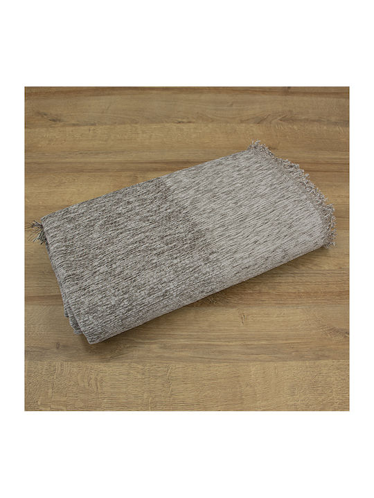 Lino Home Malta Ριχτάρι Διθέσιου Καναπέ Chenille 180x250εκ. Elephant 3000004304