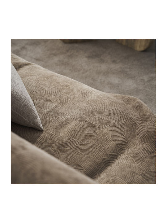 Gofis Home Four-Seater Sofa Throw Nimbus 180x350cm Taupe 447/22