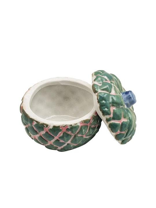 Artekko Decorative Vase Kunka Green 6x6x7cm