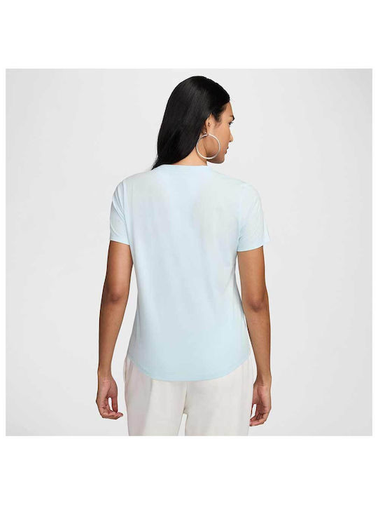 Nike Essentials Women's Athletic Crop T-shirt Light Blue