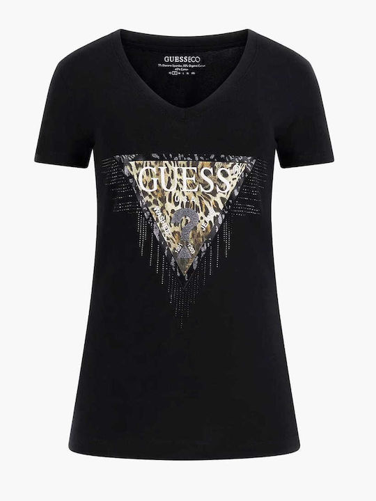 Guess Blouse Black W4BI18J1314-Α996