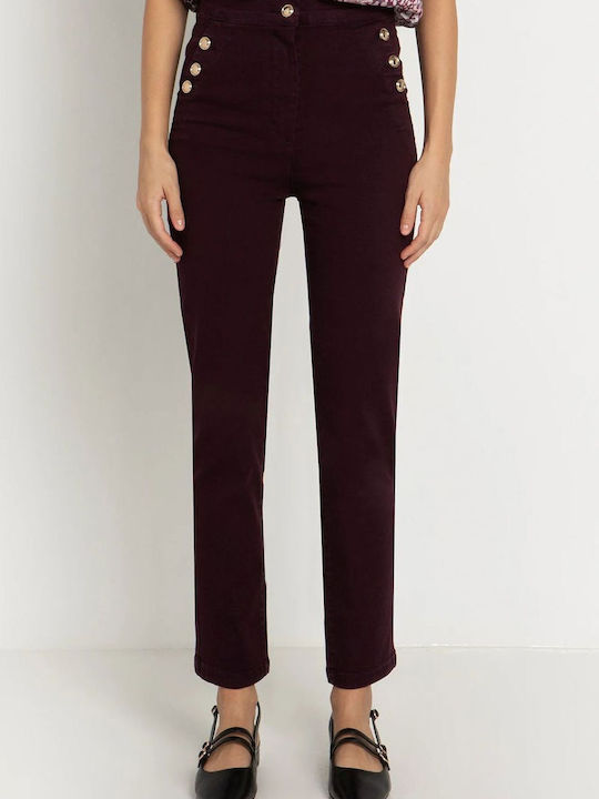 Toi&Moi Women's Jean Trousers Midnight Violet