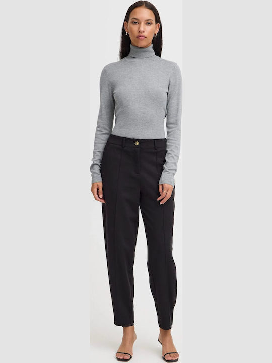 Damen Stoff Hose Black