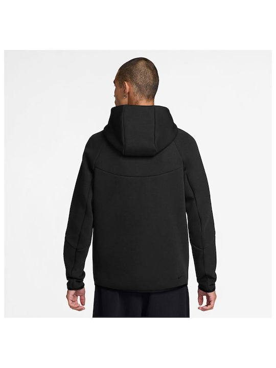 Nike Tech Fleece Windrunner Black with Hood