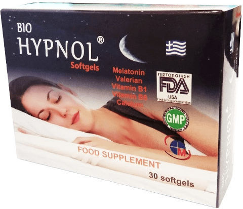 Medichrom Hypnol 5mg Supplement for Sleep 30 softgels