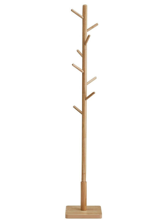 Vasagle Καλόγερος Ξύλινος Μπεζ 30x30x175cm
