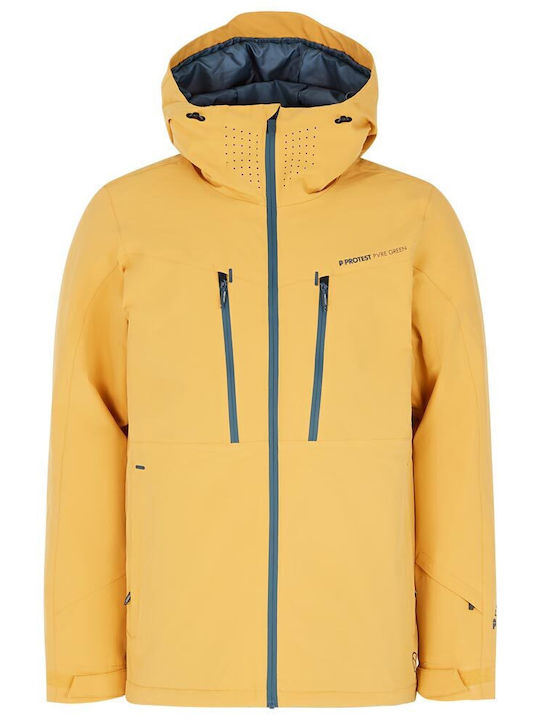 Protest 6710344-708 Männer Jacke aus für Ski & Snowboard Gelb
