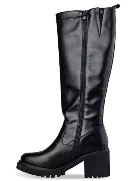 Envie Shoes Women's Boots Riding Black