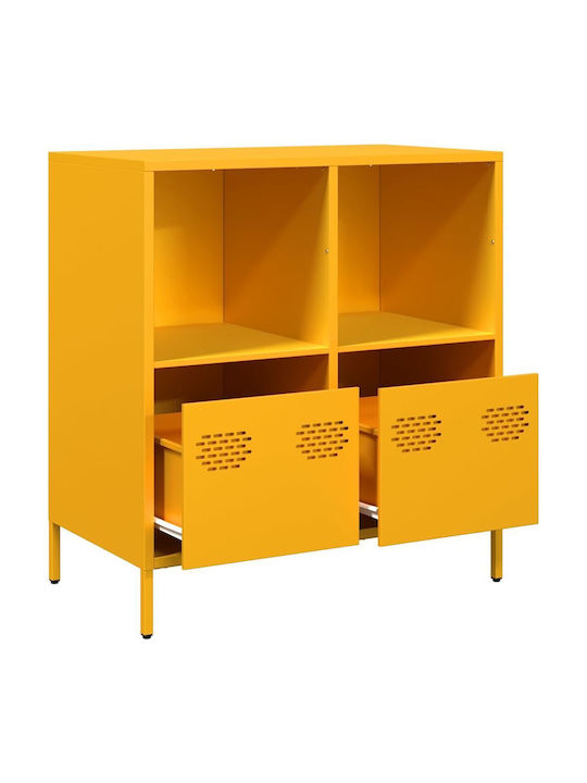 Metal Storage Shelf Unit W68xD39xH73.5cm