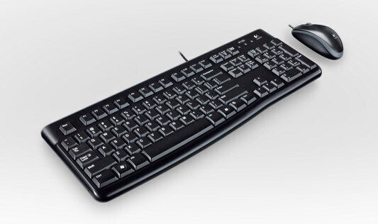 Logitech Desktop MK120 (920-002563) Tastatur & Maus Set Englisch US