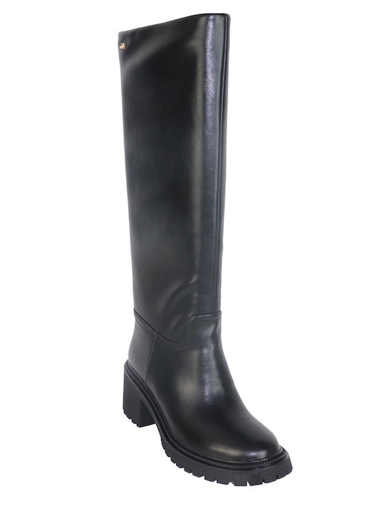 Gianna Kazakou Women's Boots with Medium Heel Black