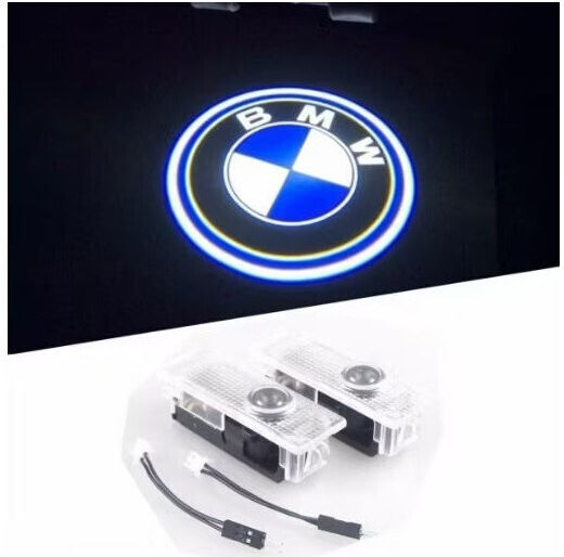 Set de 2 lumini LED pentru uși compatibile cu logo-ul BMW