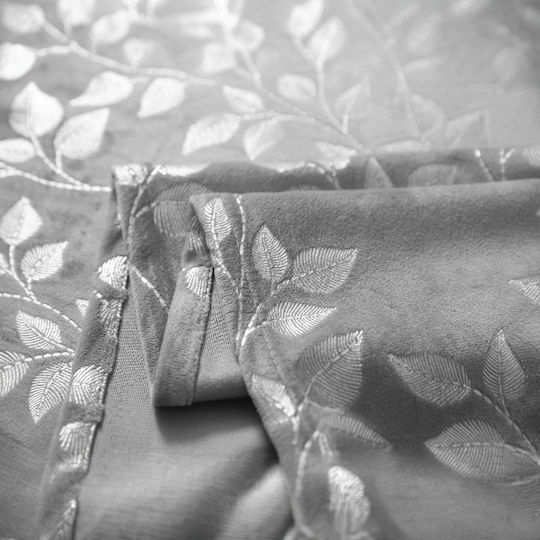 SpitiBazaar Κουρτίνα με Τρουκς Γκρι 260x275εκ.