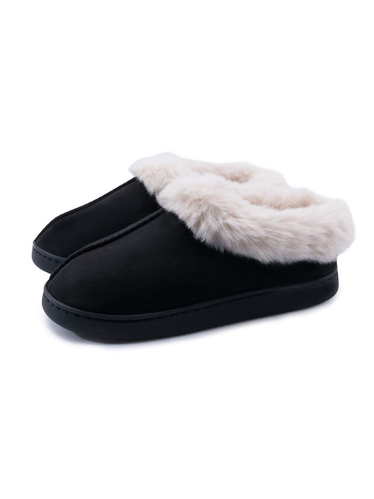 Love4shoes Winter Women's Slippers in Black color