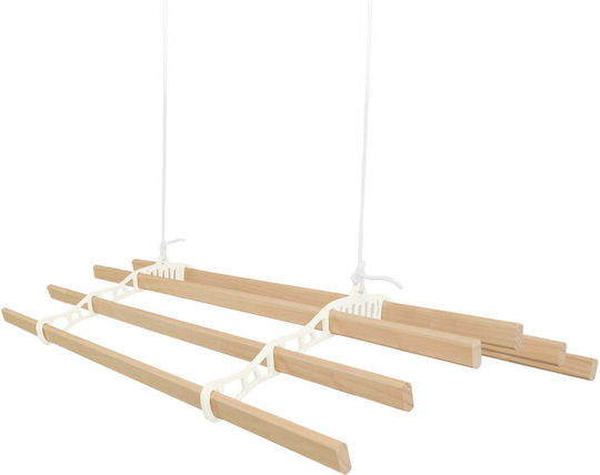 Clothing Airer Ceiling Pulley Ivory 2m Clothing Airer Ceiling Pulley Ivory 2m