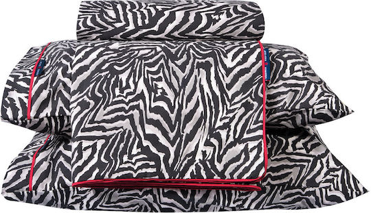 Greenwich Polo Club Duvet Cover Set Queen with 2 Pillowcases 240x260 Beige, Black