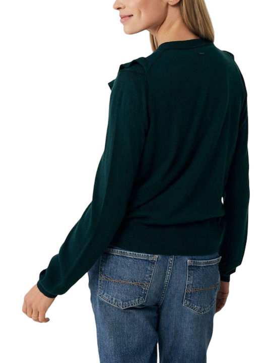 Γυναικεία Πλεκτή Ζακέτα Dark Green