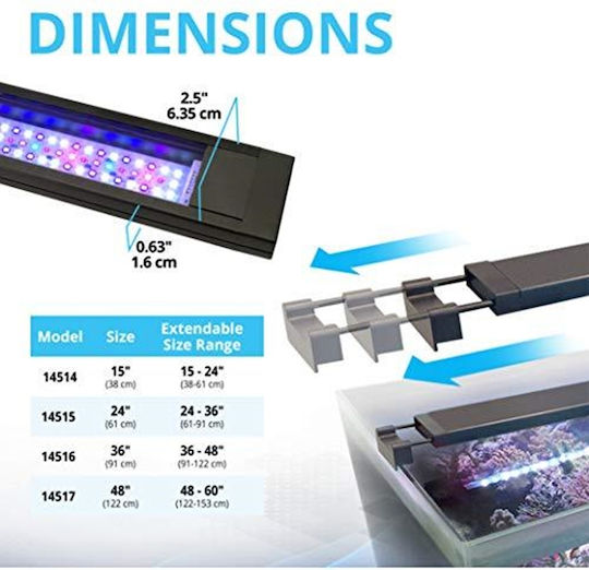 Fluval Marine Λάμπα Led για Φωτισμό Ενυδρείου 59W 14517