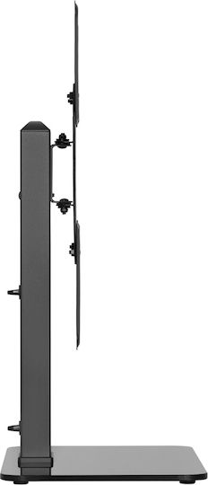 Powertech PT-1281 Επιτραπέζια Βάση Τηλεόρασης έως 55" και 40kg Ασημί