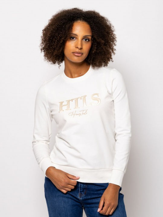 Damen Sweatshirt Ecru