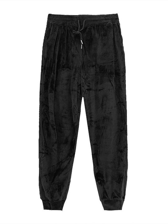 Ustyle Sweatsuit Velvet Black