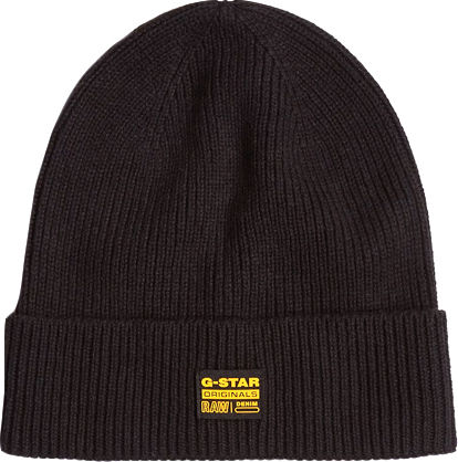 Long Beanie Männer Beanie Gestrickt in Schwarz Farbe