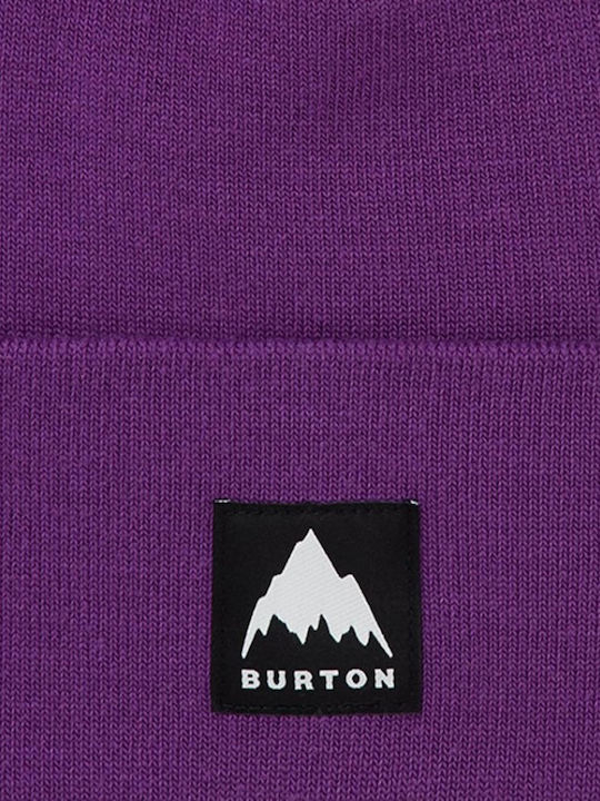 Burton Beanie Beanie Knitted in Purple color