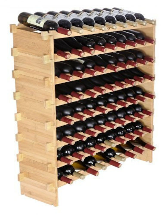 Vevor Free Standing Wooden Beige Wine Rack