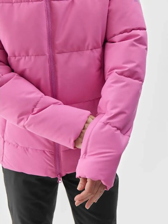 4F Women's Ski & Snowboard Jacket Pink 4FWAW24TTJAF573-55S