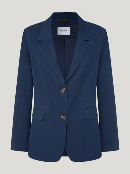 Pepe Jeans Alina Blazer pentru femei Sacou Albastru