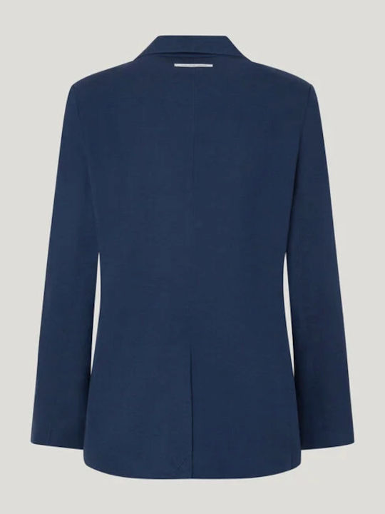 Pepe Jeans Alina Blazer pentru femei Sacou Albastru