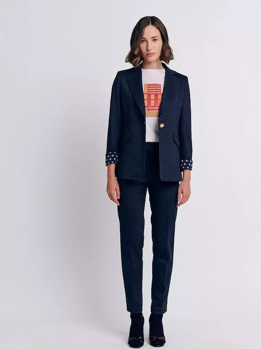 Forel Women's Blazer Dark Blue